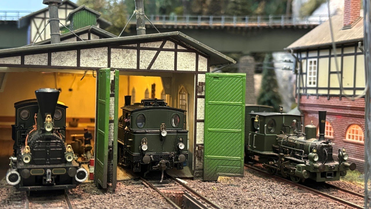 Zuge der Königlich Bayerischen Staatseisenbahnen in Jahre 1900 ,  Epoche I. teil 1