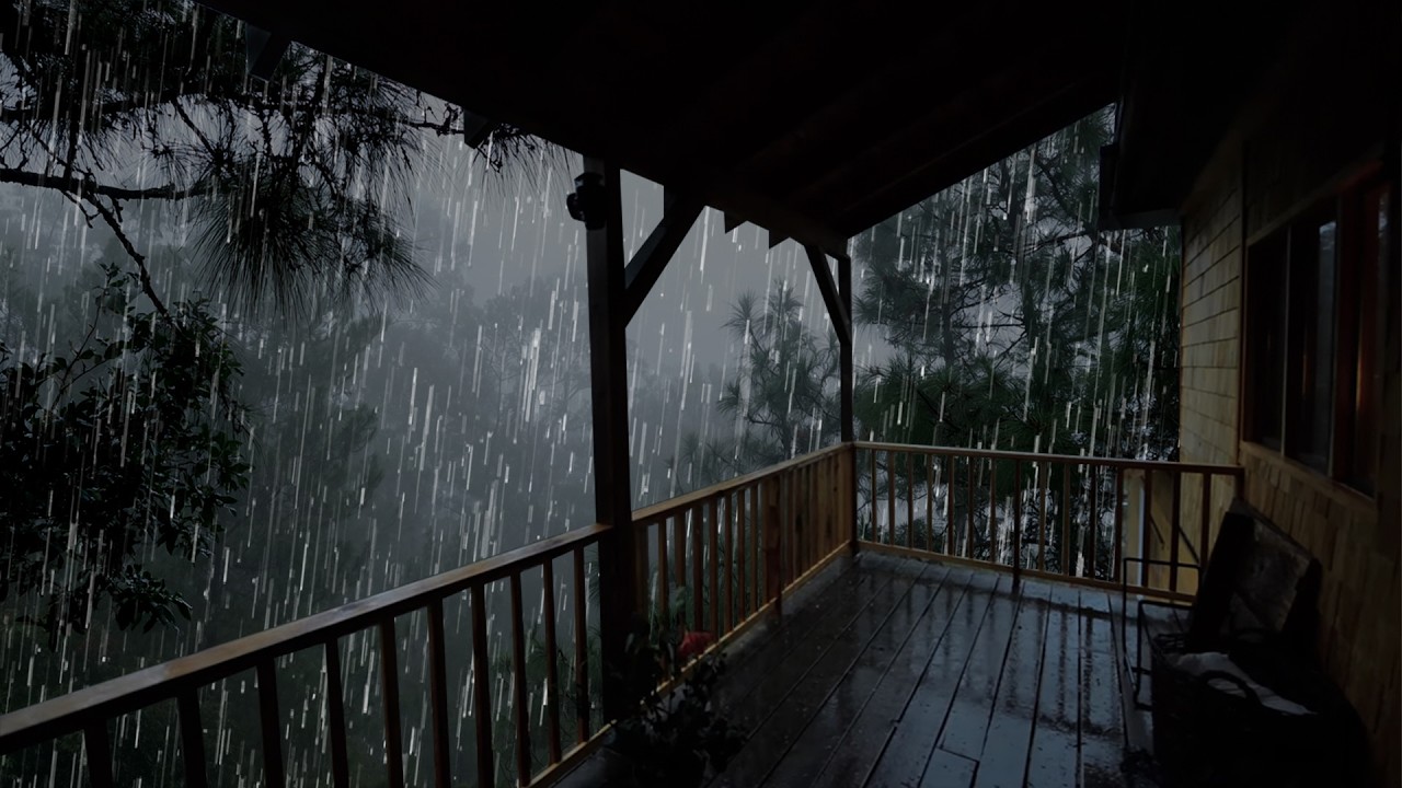 Lluvia Relajante Para Dormir - Sonido de Lluvia y Truenos - Rain Sound for Sleeping, Relax 209