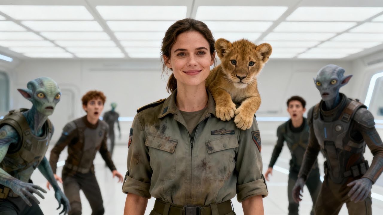 One Cub Climbed Onto the Human’s Shoulder — The Cadets Backed Away, but the Human Just Smiled | HFY