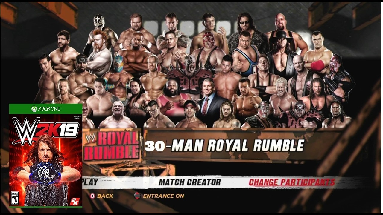 WWE 2K19 | 30-man Royal Rumble | 198