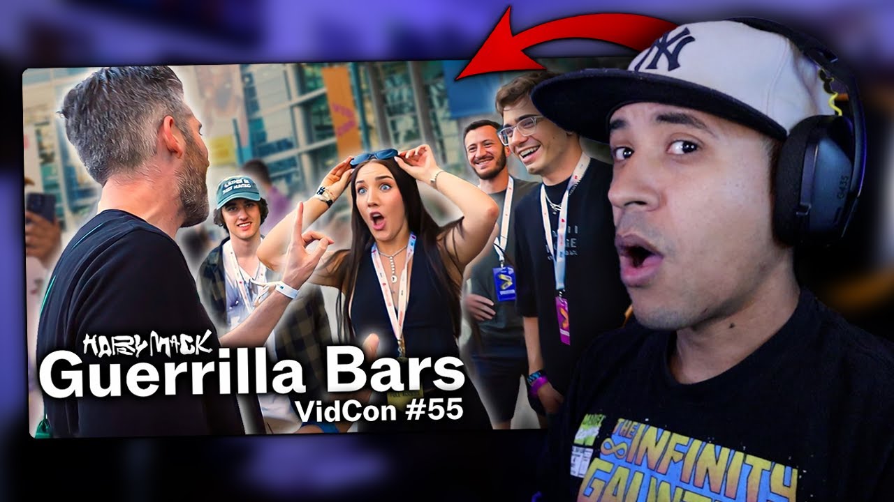 Harry Mack VidCon Takeover | Guerrilla Bars 55 (Reaction)