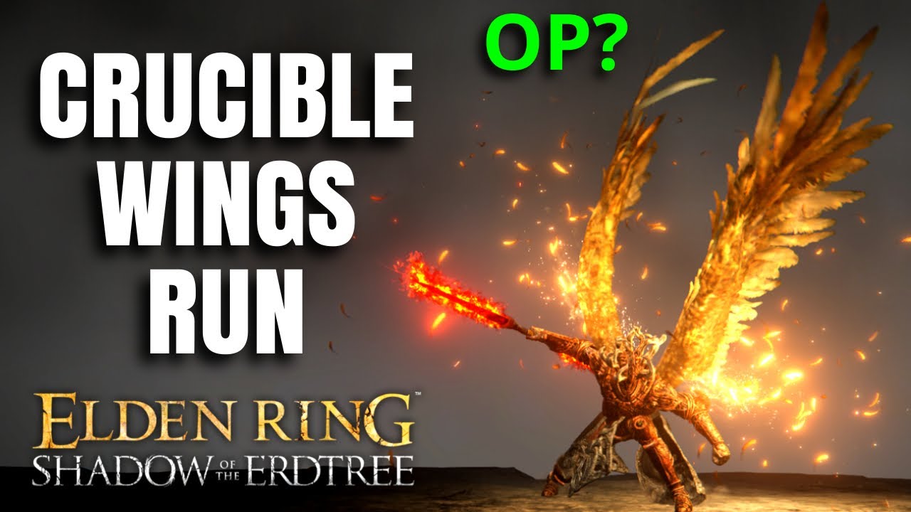 Beating Elden Ring Only Using Crucible Wings Ash of War!
