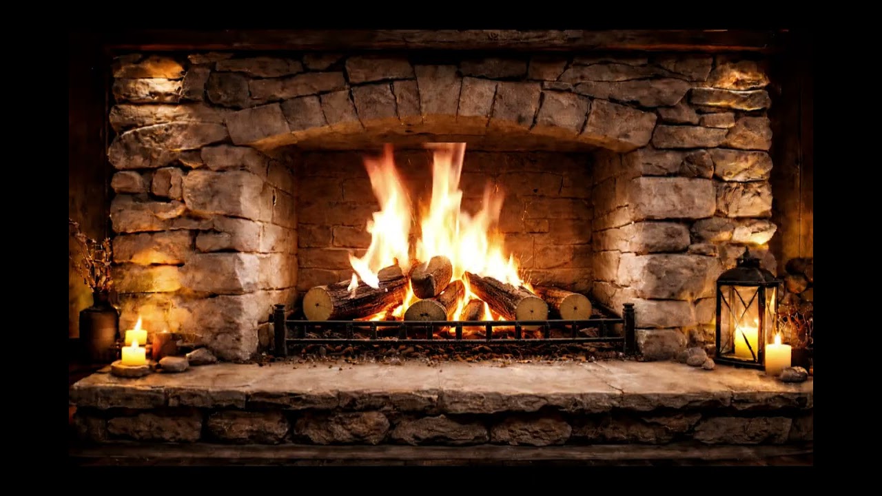 Cozy Fireplace Sounds for Deep Sleep & Relaxation | 6 Hours of Warm Fire Ambience #asmr #fireplace