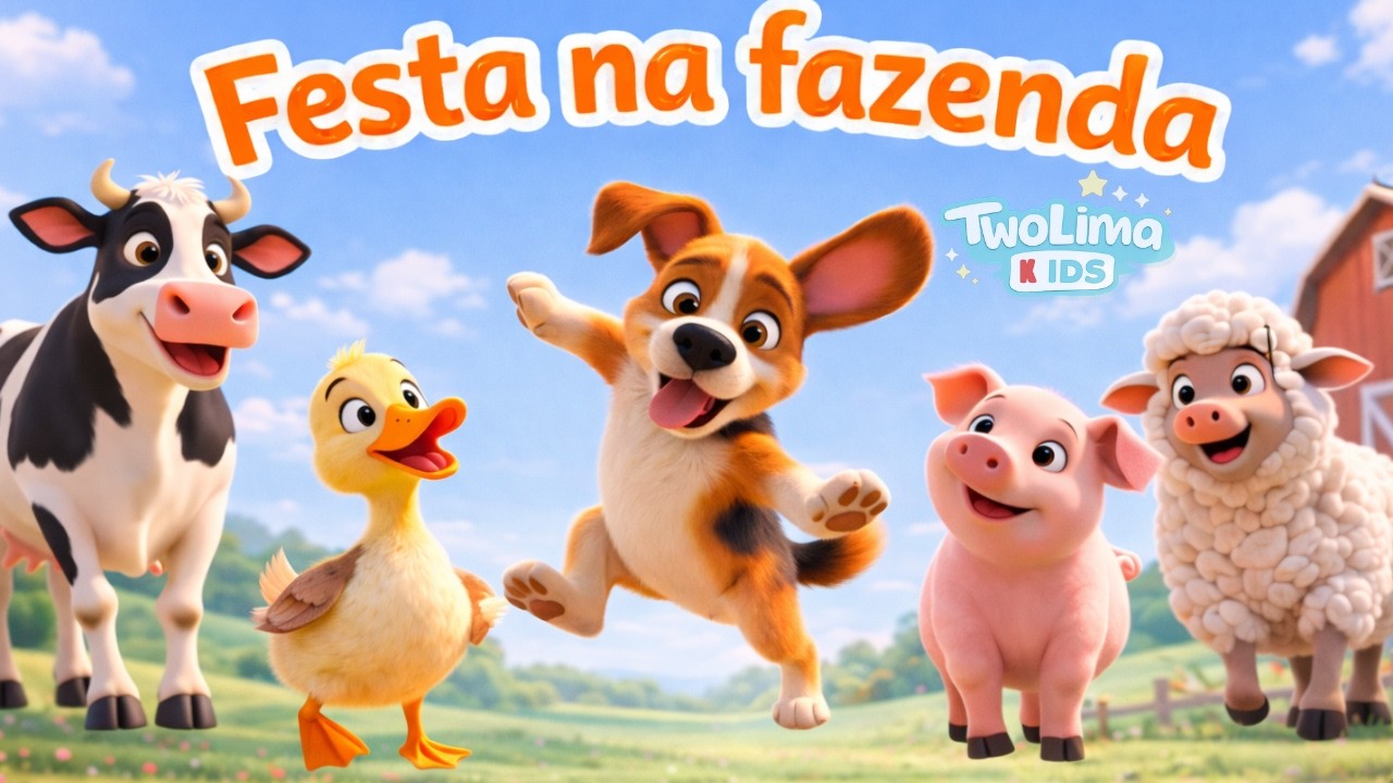 Vem Dançar na Fazenda 🐄🐷 Música Infantil para Crianças | TwoLima Kids