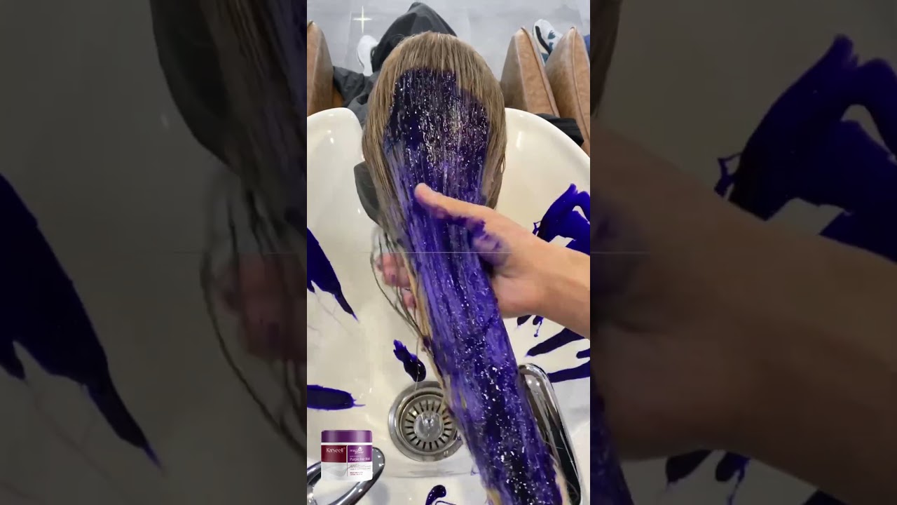 💜 Purple Hair Mask for Cool Toned Hair #karseell #hairmask #purpleshampoo