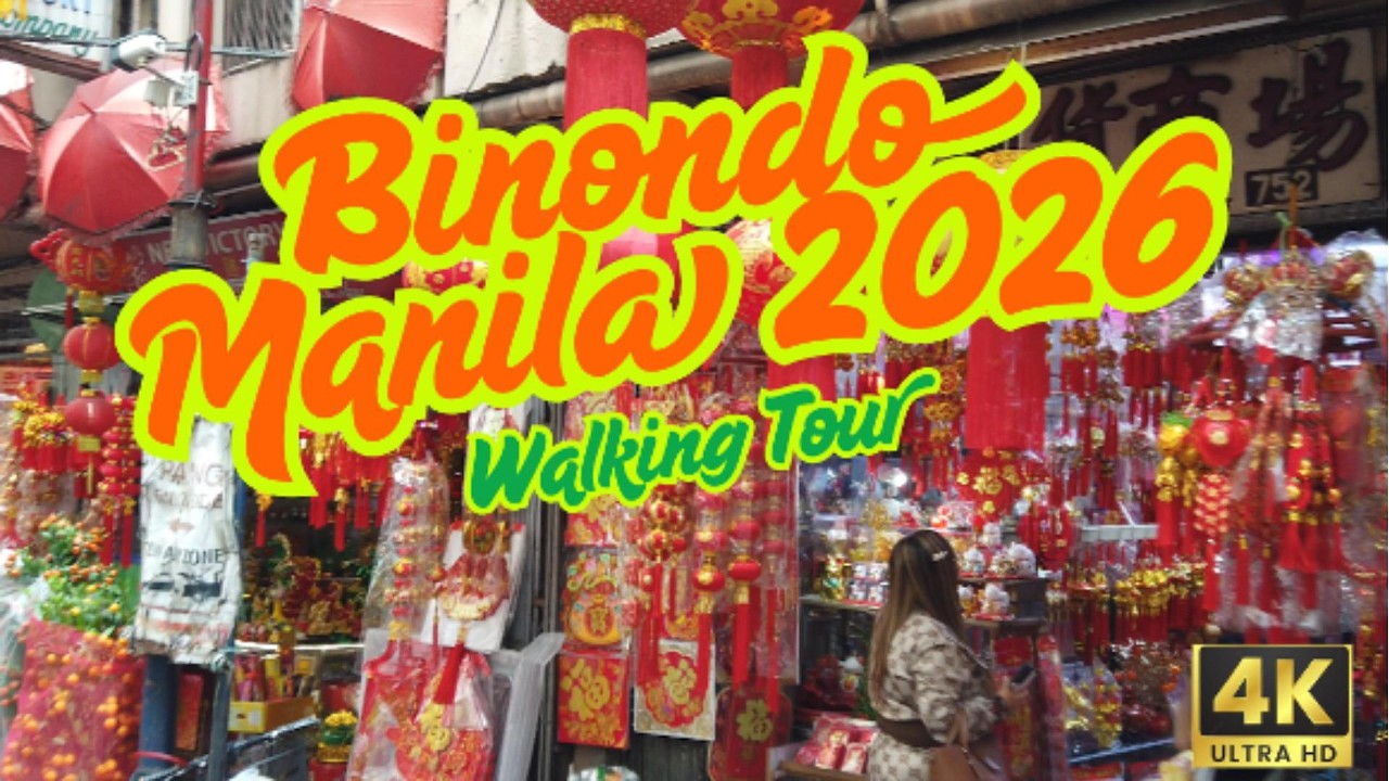 Binondo Manila 2026!Chinese New Year!| Full Walking Tour | Philippines