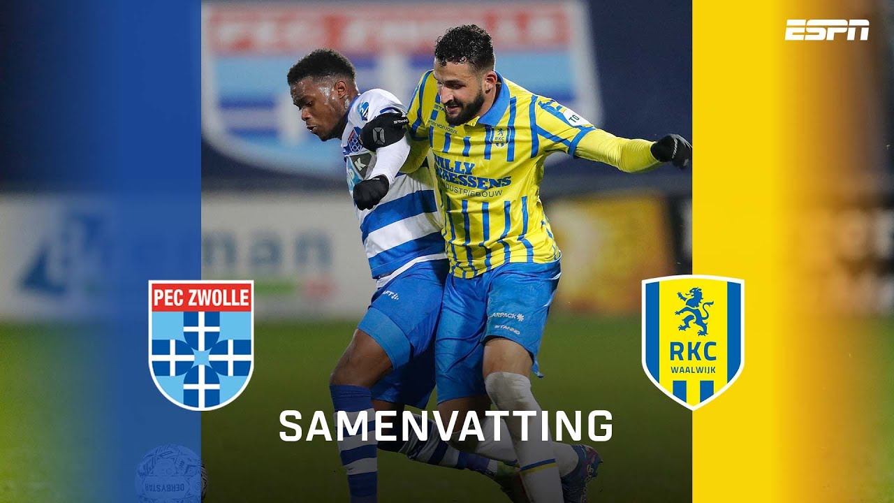 Samenvatting PEC Zwolle - RKC Waalwijk | Kelderkraker in de Eredivisie