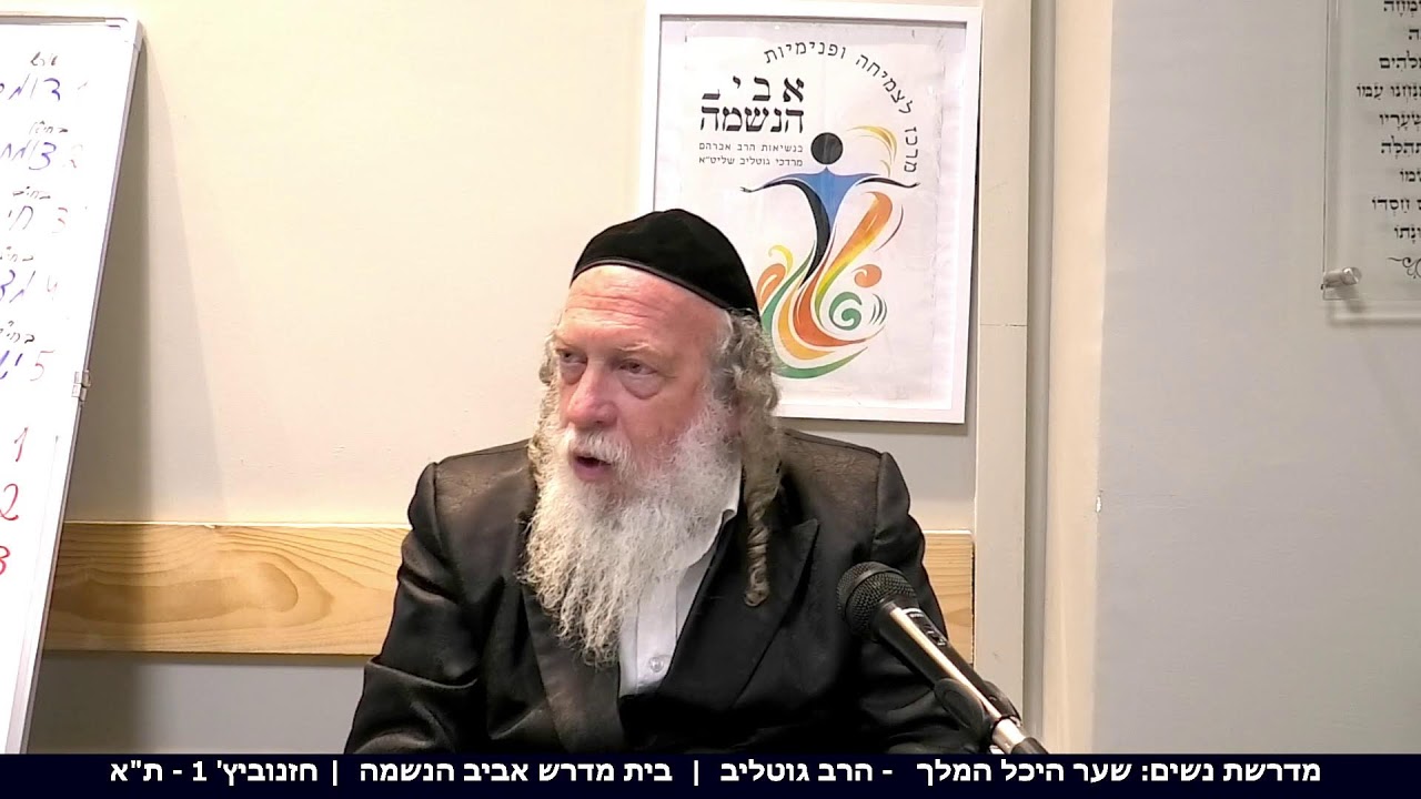 מדרשת נשים: שער היכל המלך   - הרב גוטליב