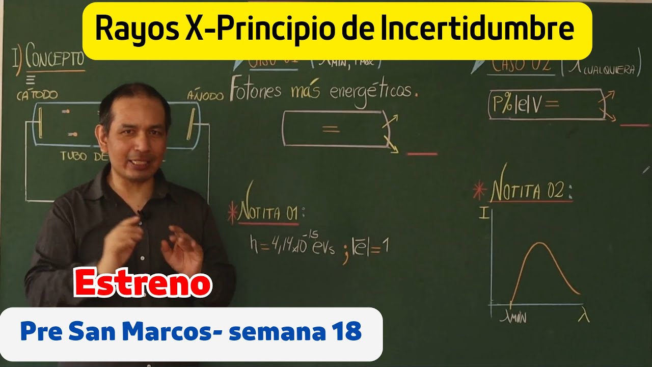 Rayos x-Principio de Incertidumbre (semana 18-Pre San Marcos)