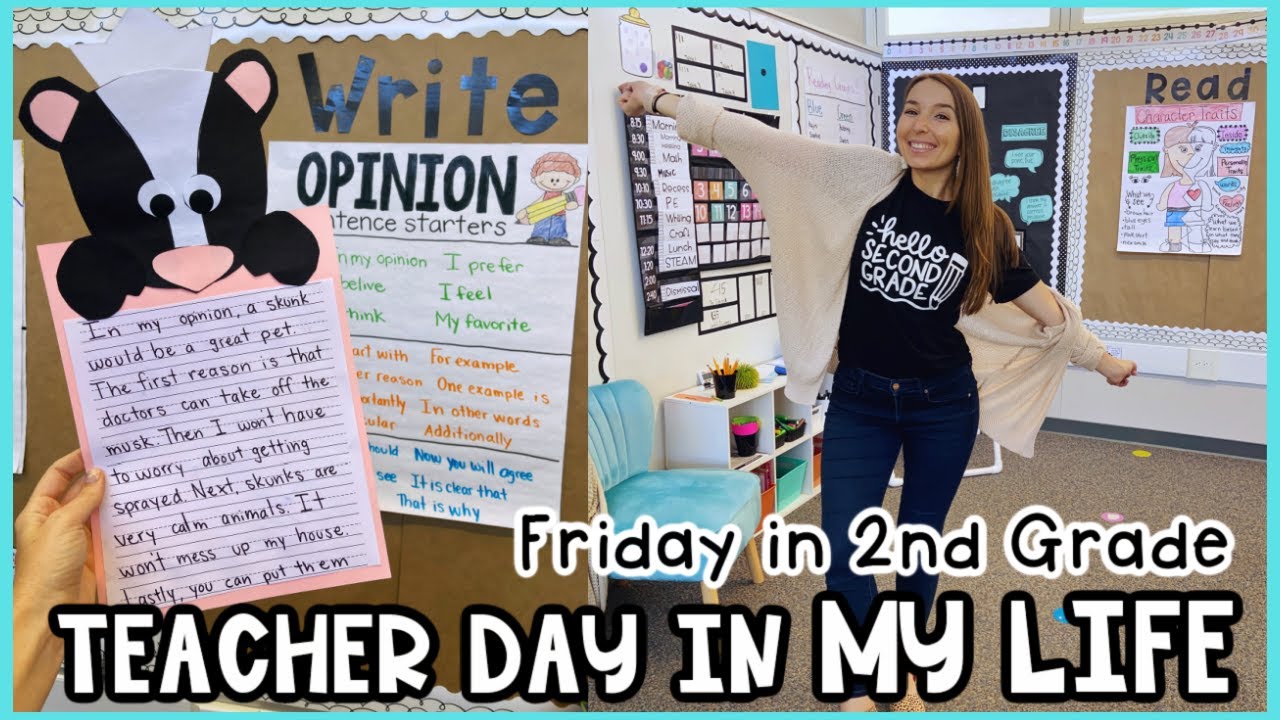DAY IN MY LIFE AS A 2ND GRADE TEACHER || TEACHER VLOG || How this year is going & writer's workshop