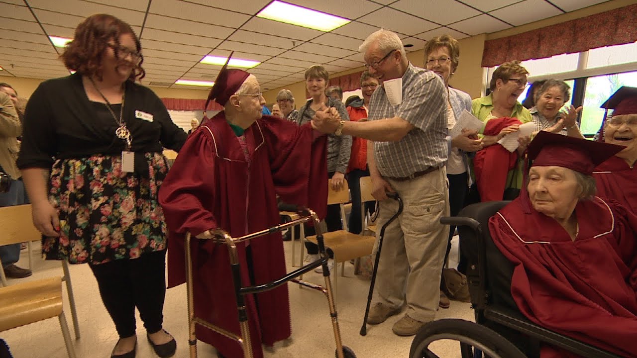 The average age of this Nova Scotia graduating class is 93 years young