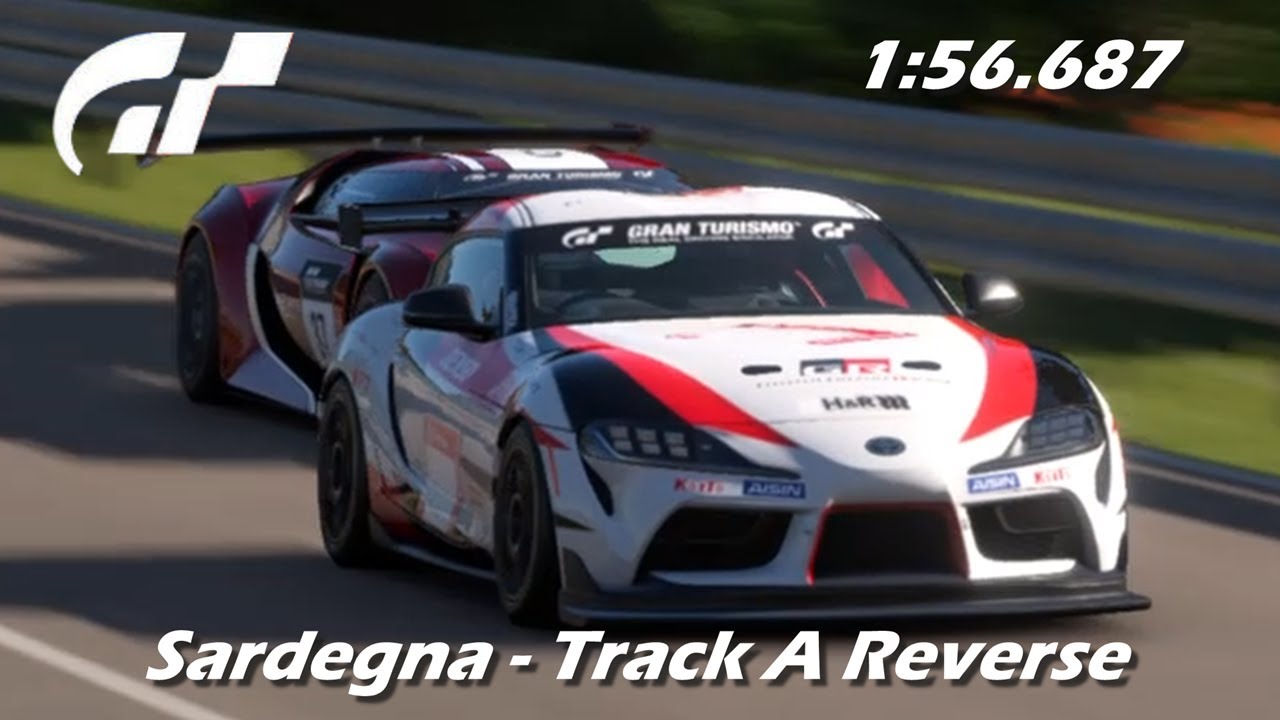 GT Gr.4 Racing | Sardegna - Track Layout A Reverse | '19 Toyota GR Supra | Gran Turismo 7