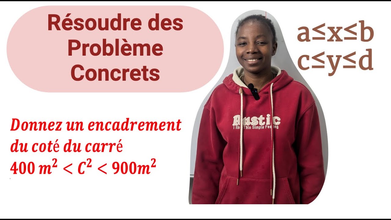 Problèmes ramenant à des encadrements.
