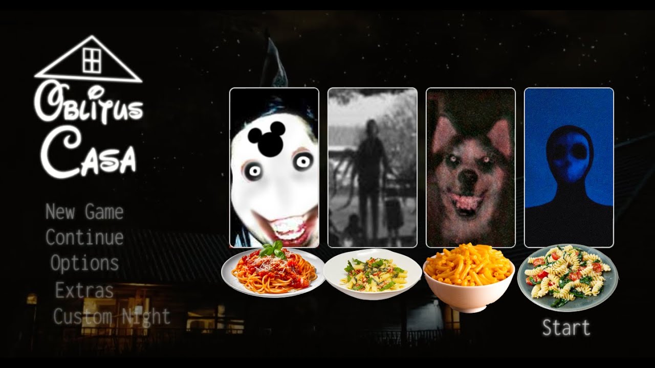 Oblitus Casa 2.0 - All Creepypasta Challenge Hard Modes Complete