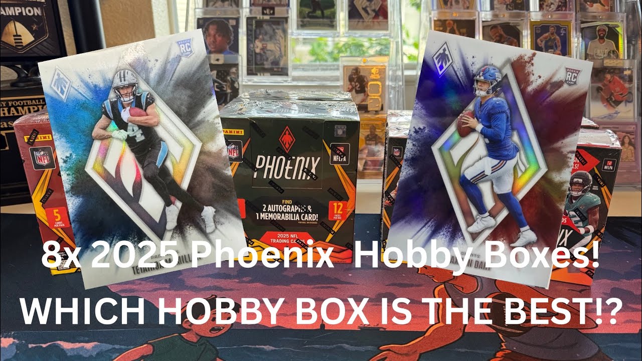 PRODUCT OF THE YEAR (Which Variation is the best!?) 8x 2025 Phoenix Football Hobby Box Review