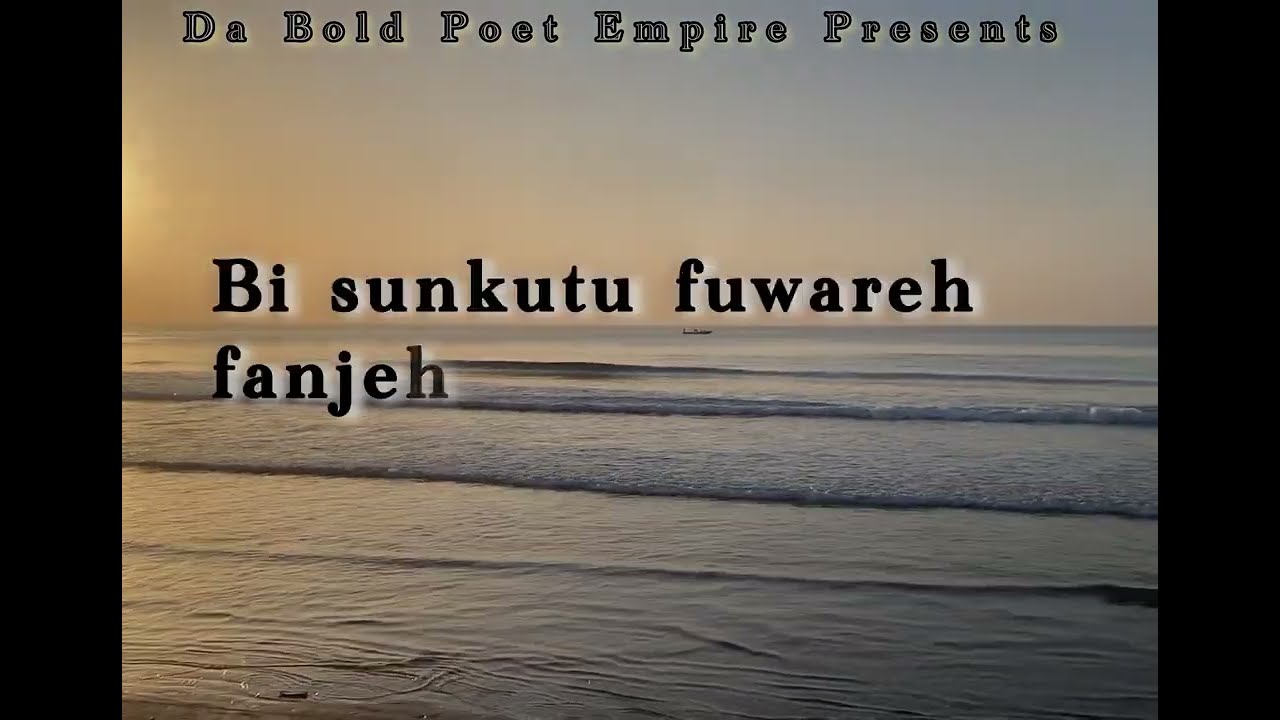 “Futuwoo” (lyrical video) by: Da Bold Poet