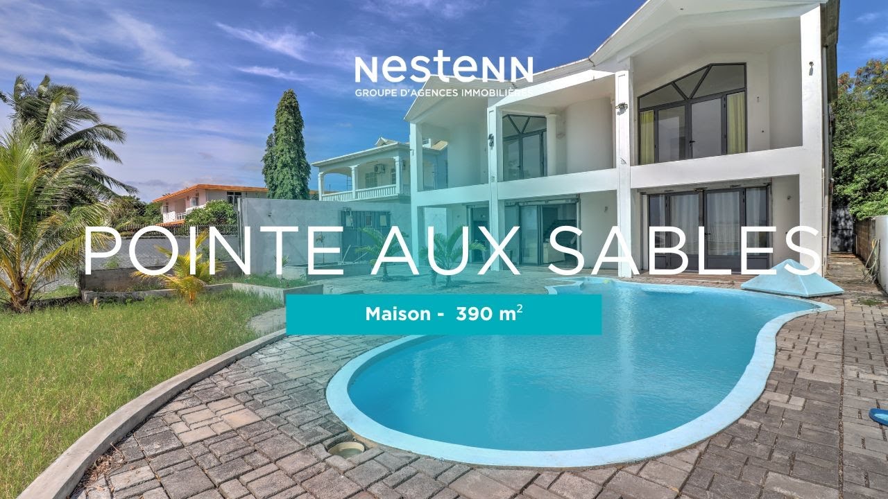 Découvrez cette maison d’exception pieds dans l’eau à Pointe aux Sables - À VENDRE