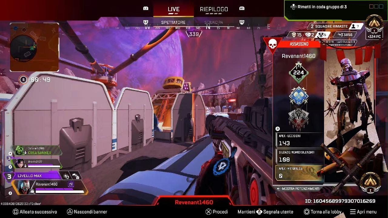 Apex Legends_Road to Diamante, iniziamo così ecco il primo rev che cheatta ahahah