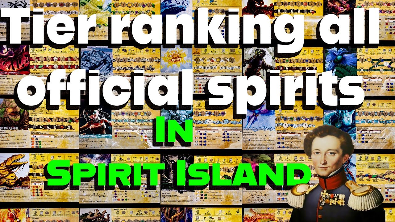 Tier ranking all the official spirits in Spirit Island (2025)