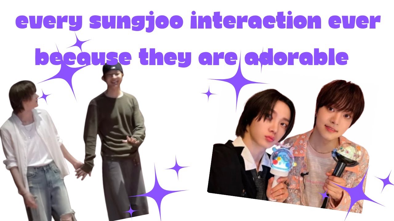 Every SungJoo (Sungho & EJ) interaction ever because they are adorable