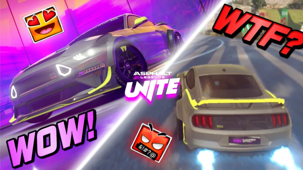 ОТ ЛЮБВИ ДО НЕНАВИСТИ... Первый взгляд и эмоции от Asphalt Legends Unite !🤔