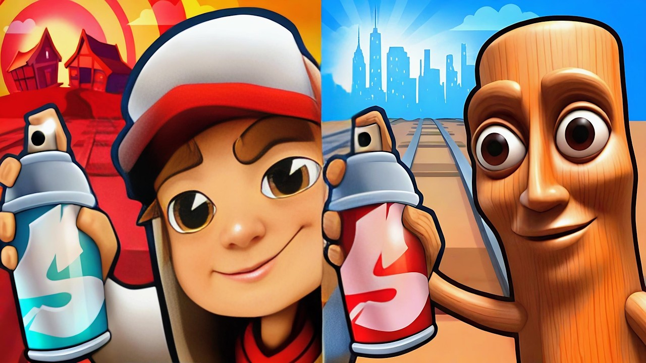 Subway Surfers 🆚 Subway Runner : Parkour Game Games Comparison 