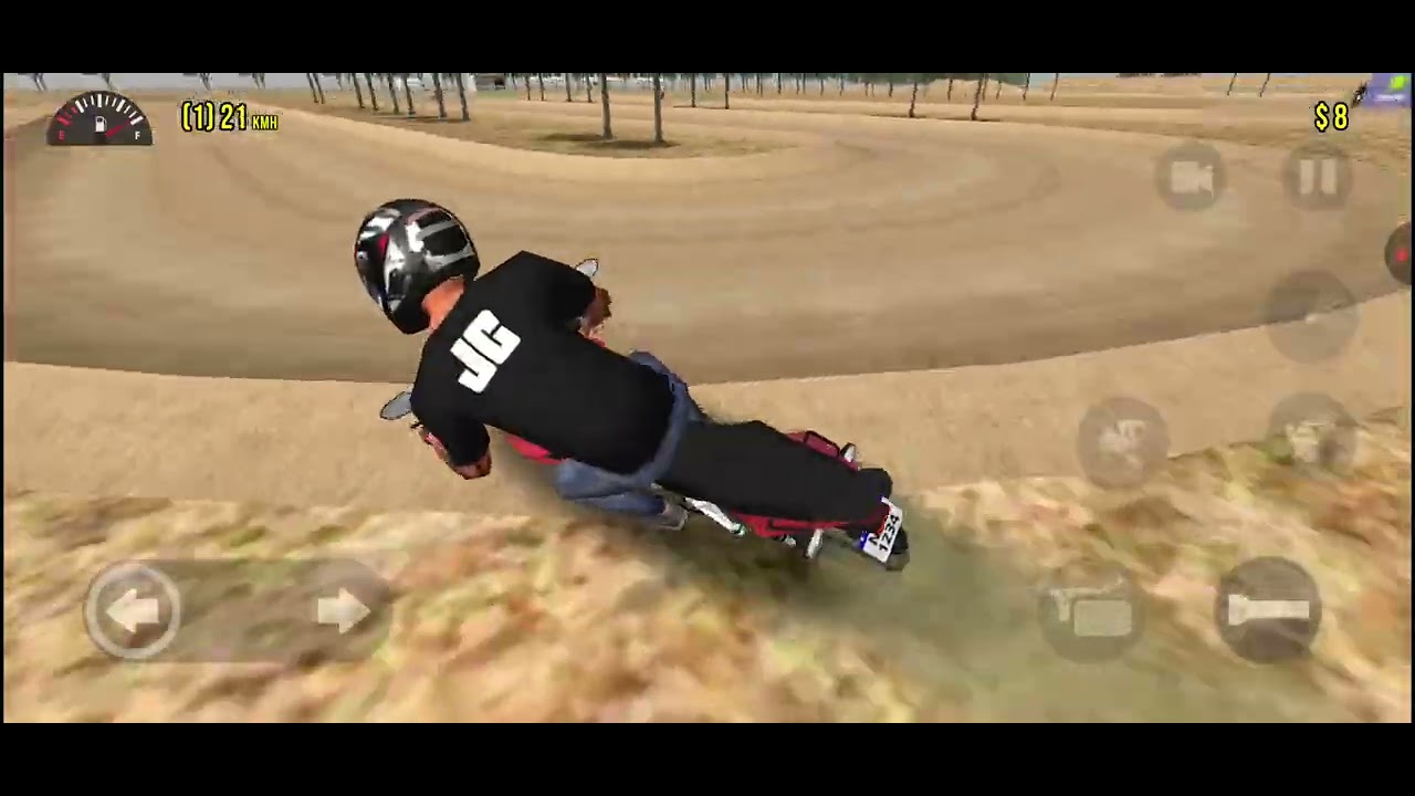Testando o jogo Moto wheelie 3D