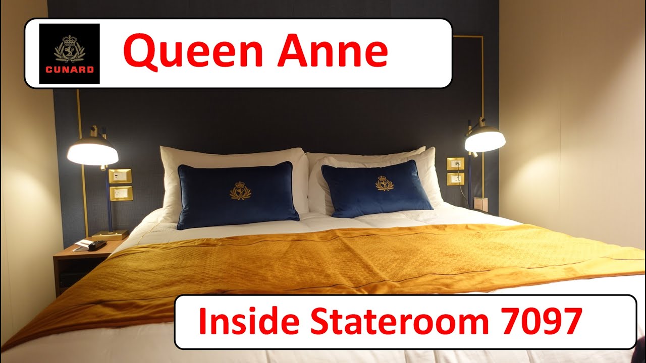 Cunard Queen Anne discover our inside Stateroom tour & review 7097