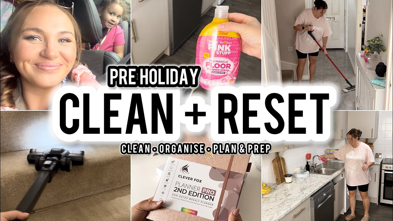 CLEANING motivation for moms | clean and reset | cleaning motivation | sahm uk vlog | home reset