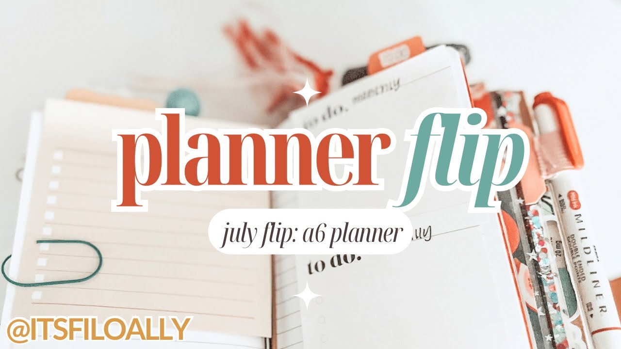July 2024 Planner Flip: A6