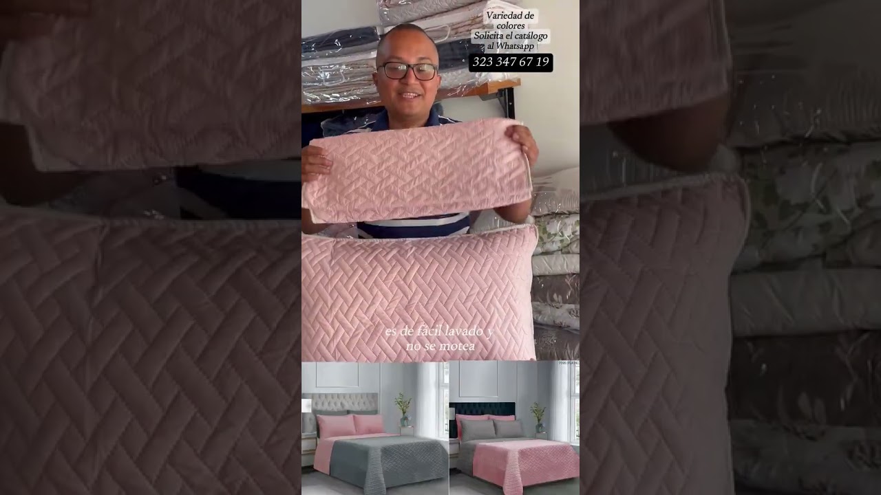 FRESCAS Y SUAVES COLCHAS ESPA&Ntilde;OLAS DOBLE FAZ 2025