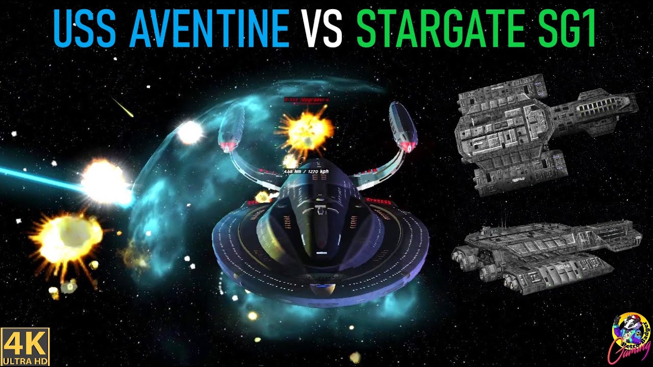 STARGATE Command STRIKES USS Aventine 100's of Projectiles! Star Trek Ship Battles Bridge Commander
