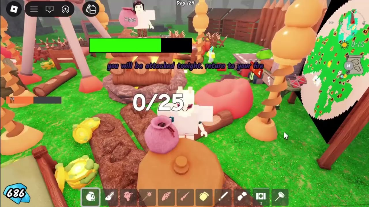 I love my house! 🏠 [99 Nights in the Forest] - Roblox