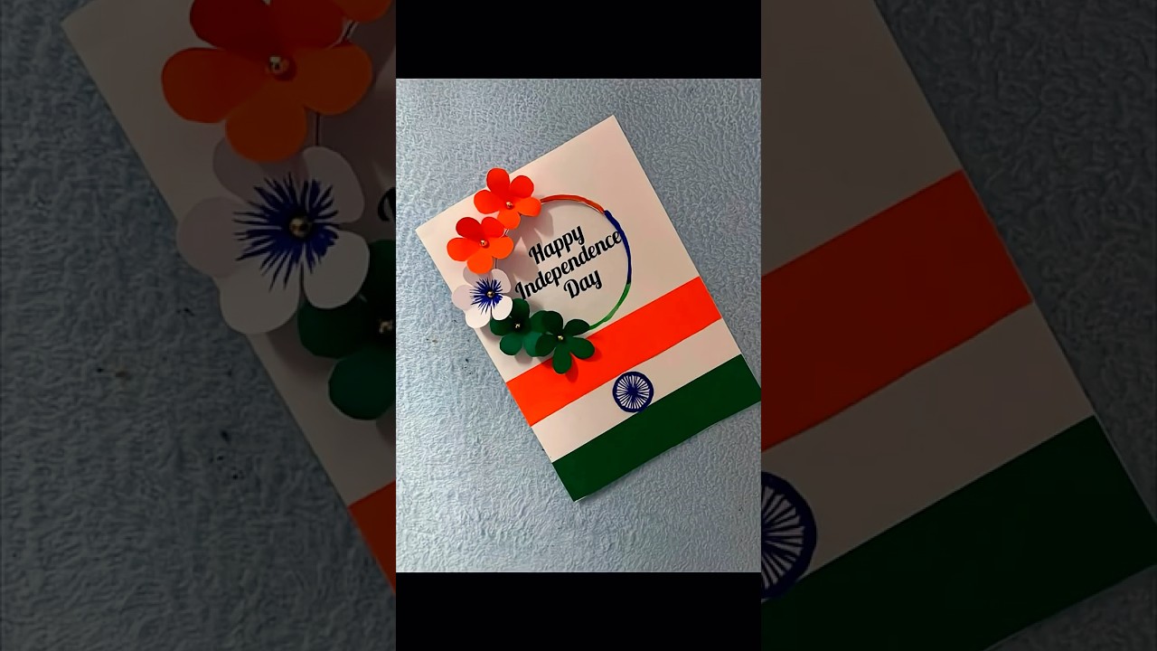 DIY - Happy Independence Day Greeting Card # Special Card # Short Video #Handmade Card # Paper Craft