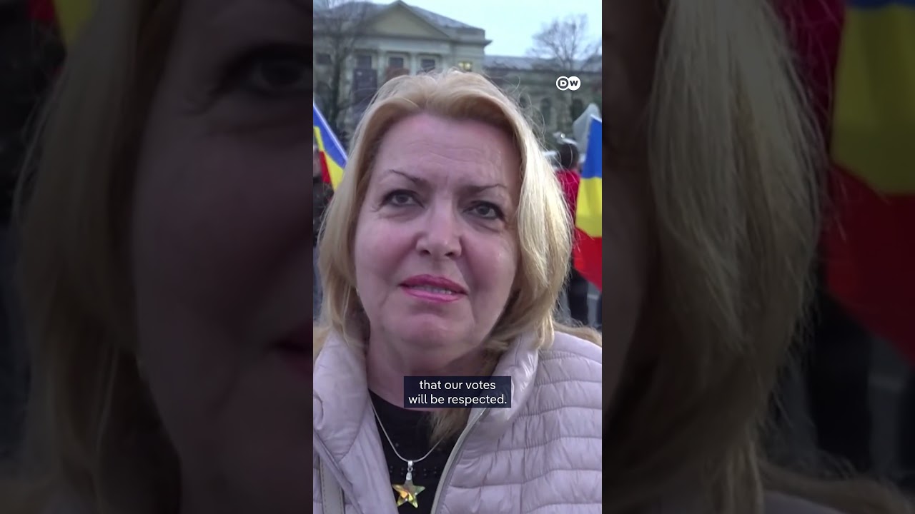 Protests in Romania against election cancellation | DW News