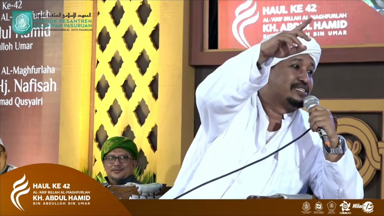 Habib Mustofa Bikin Jamaah Haul Kiai Hamid Pasuruan Terharu#Habibmustofa#kiaihamid