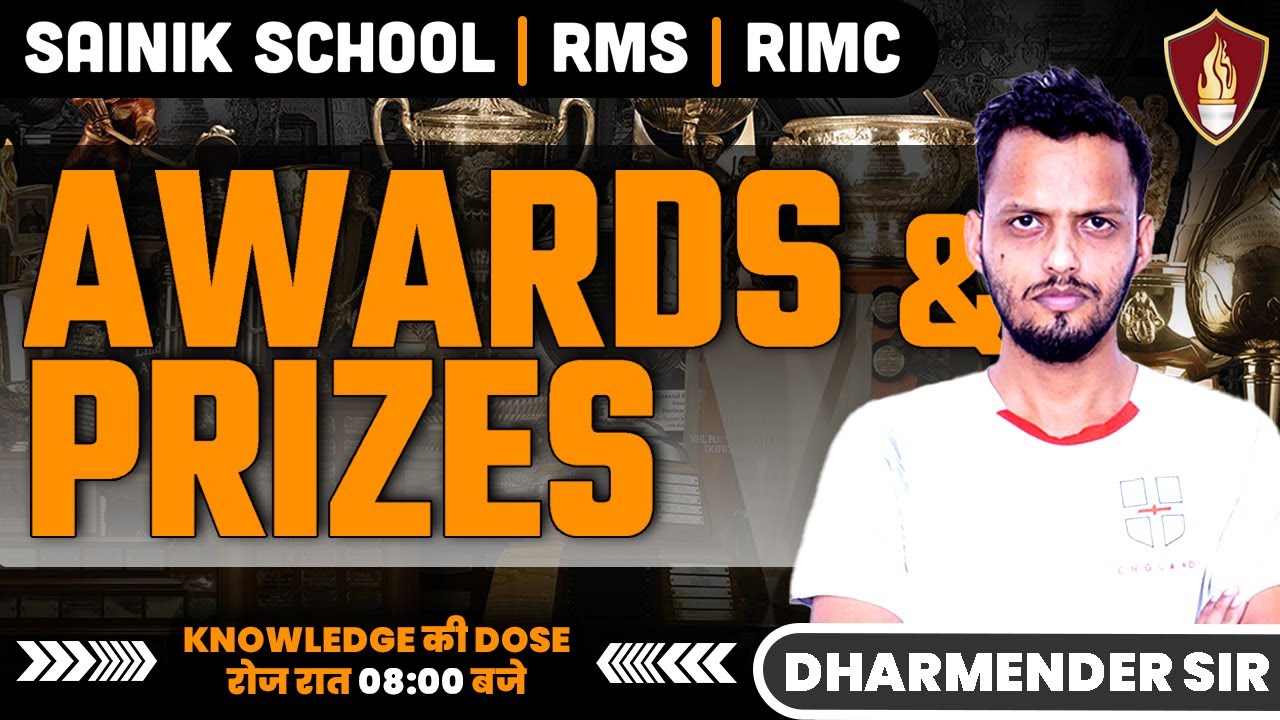 Awards And Prizes For RIMC, RMS and Sainik School | Military School Online Coaching | Sainik School