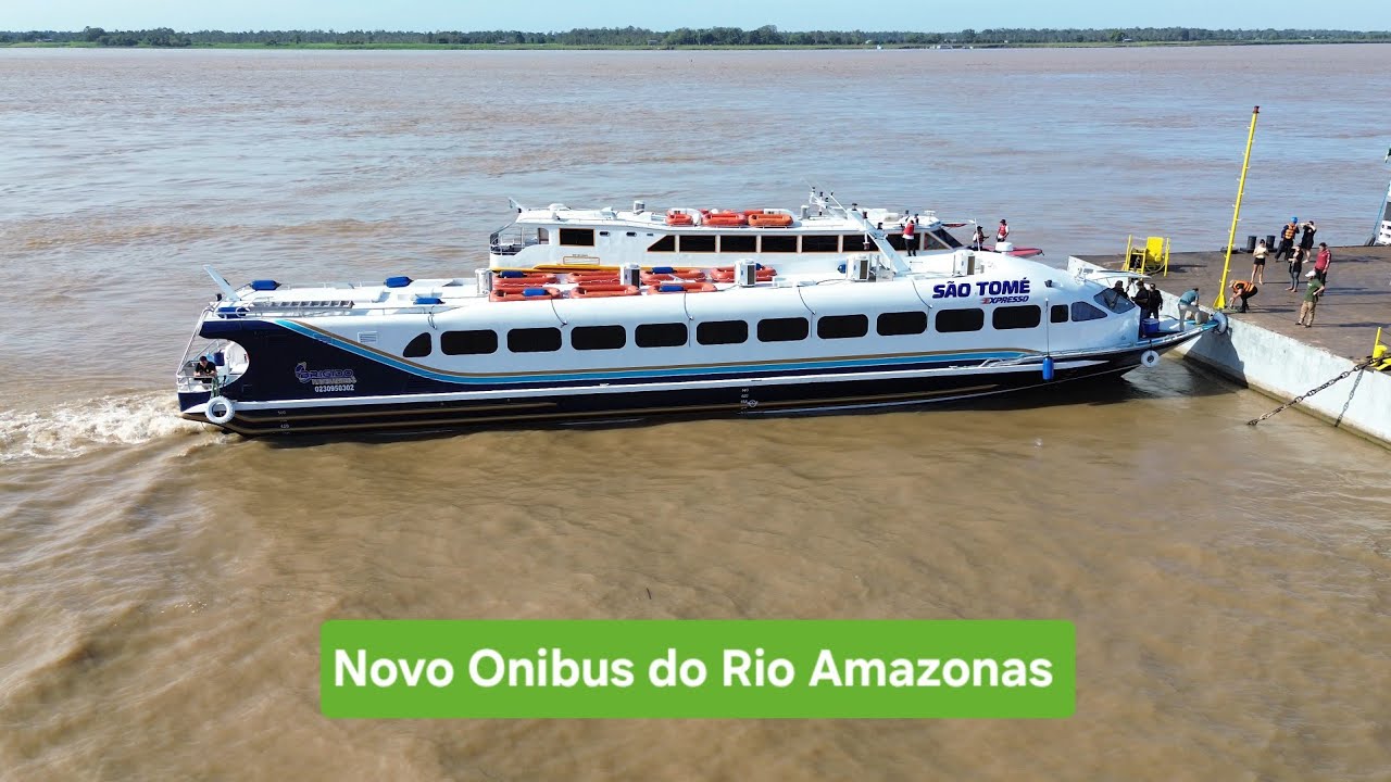 VIAGEM INAUGURAL PARA SANTARÉM A BRUTA POSSUI 2 YANMAR 650HP SÃO TOMÉ EXPRESSO 