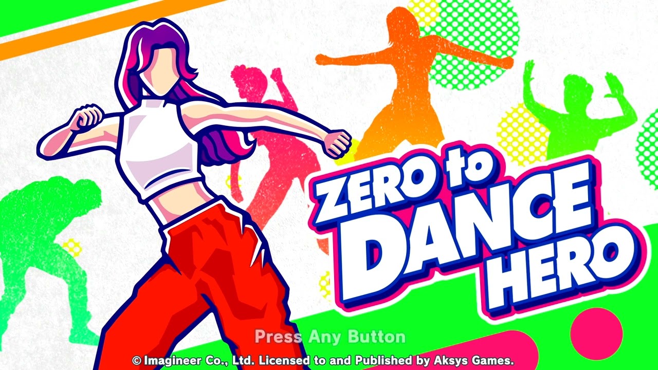 Zero to Dance Hero Title Screen (Switch)