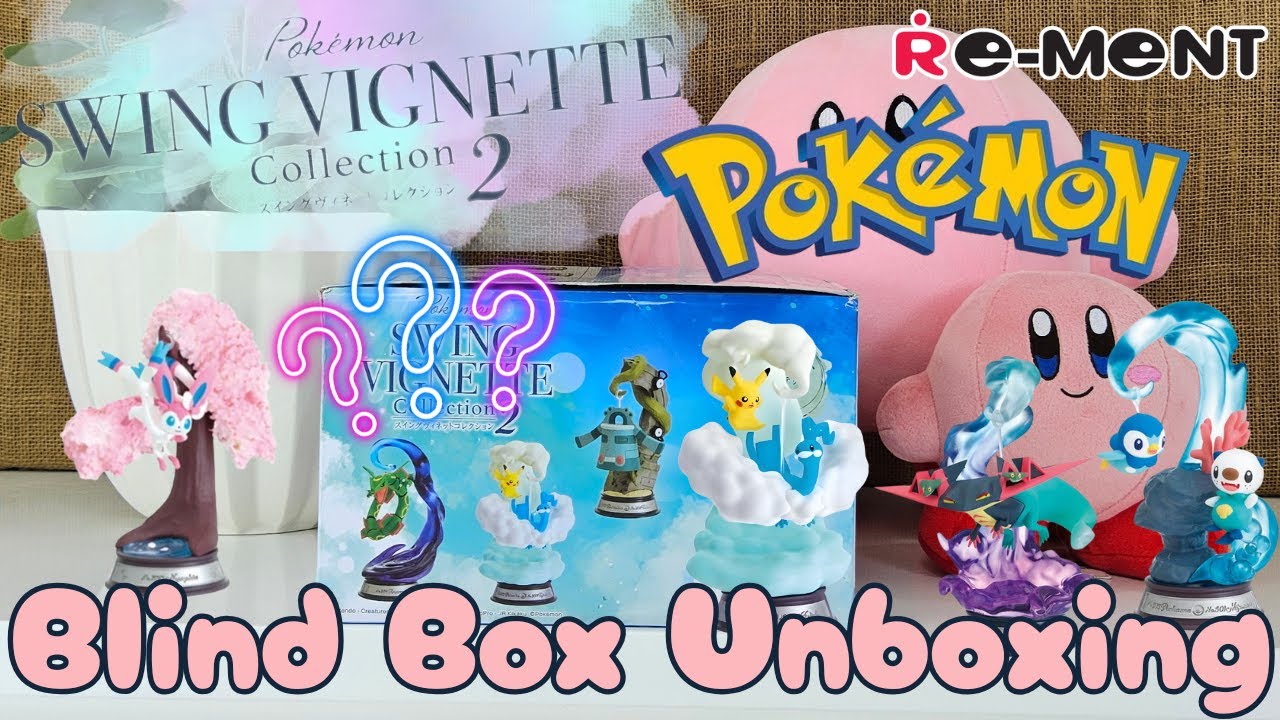 Ep#27 Slow Blind Box Pok&eacute;mon Swing Vignette Collection 2 Figure Pocket Monster Full Set Unboxing