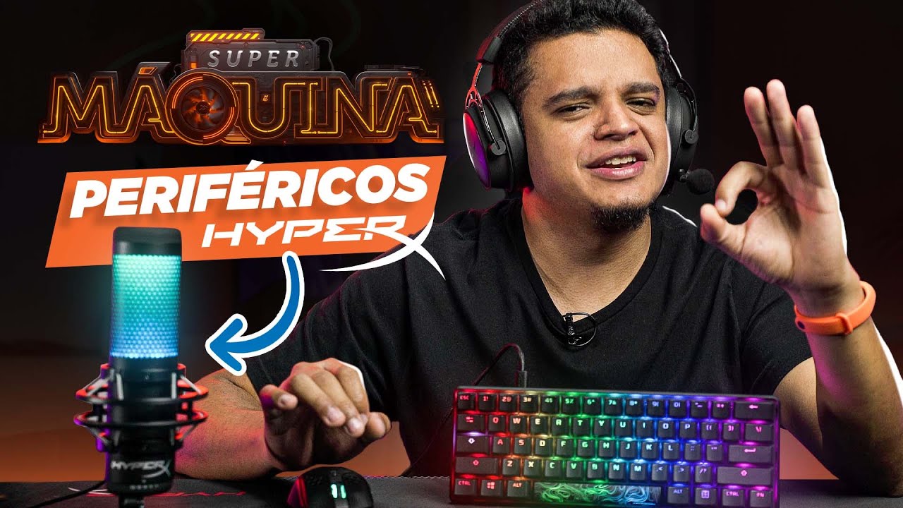 Periféricos INCRÍVEIS da HyperX na SUPER MÁQUINA 2022!