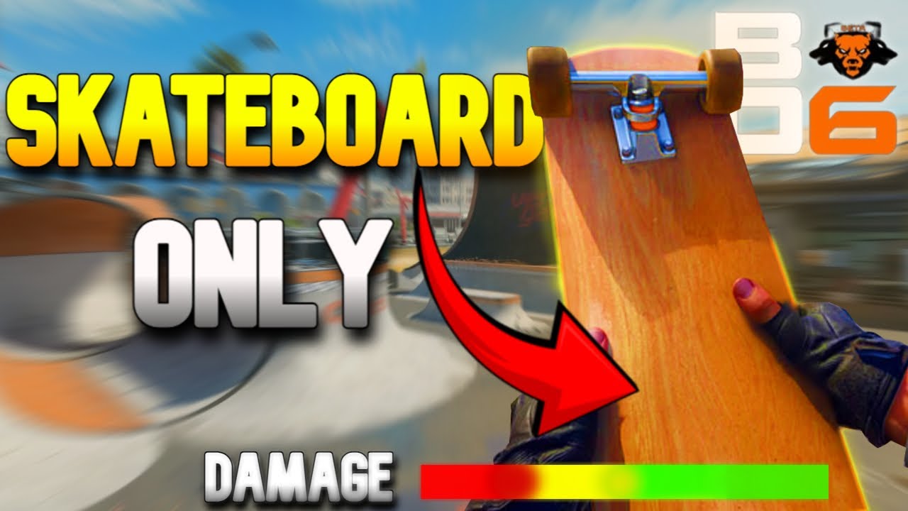SKATEBOARD ONLY ON REMASTERED BO2 GRIND MAP!
