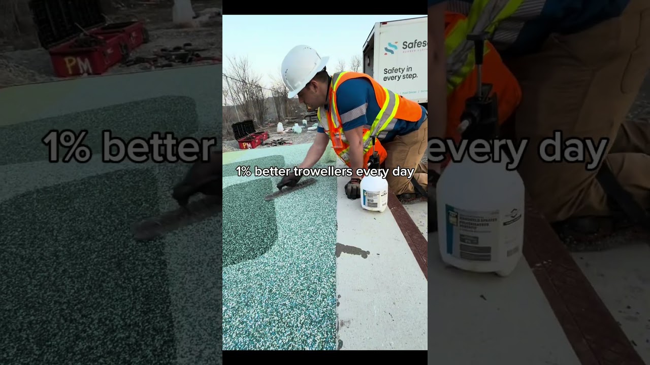 Rubber Surfacing Trowel Skills