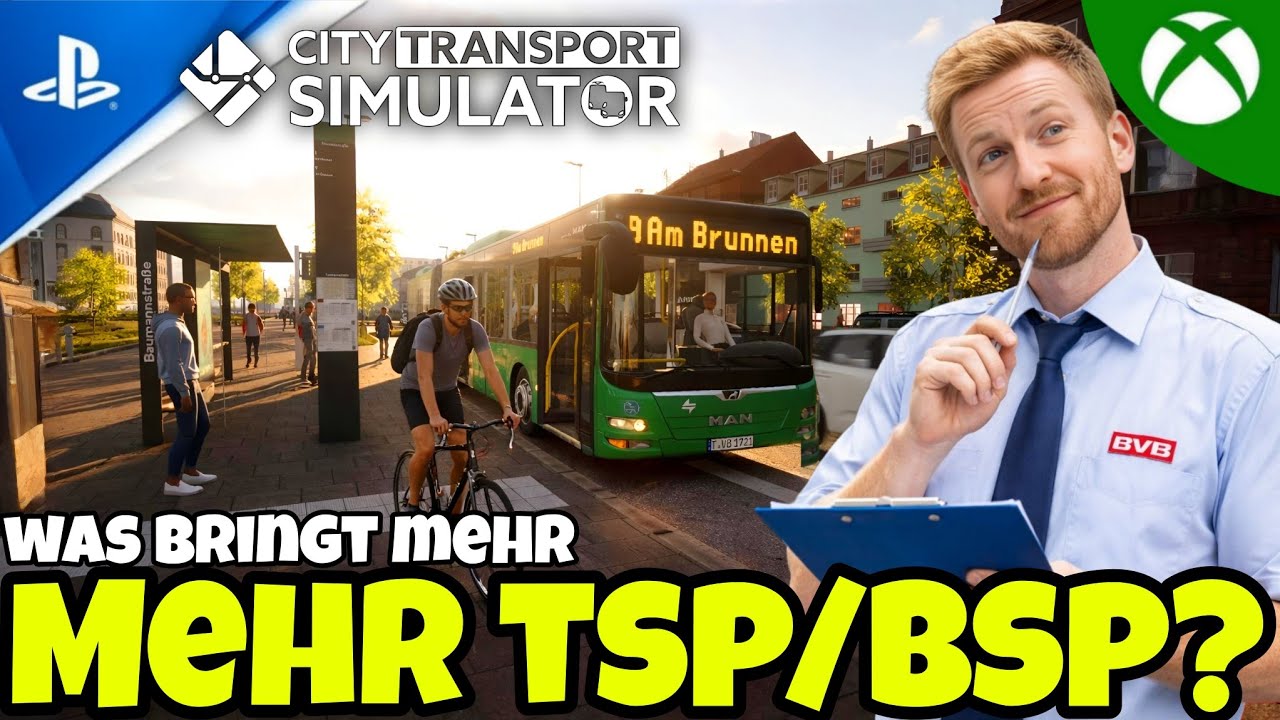 🚍Kurze oder lange Linie?😁Welche Linie gibt die MEISTEN TSP/BSP?! | TEST im CITY TRANSPORT SIMULATOR 