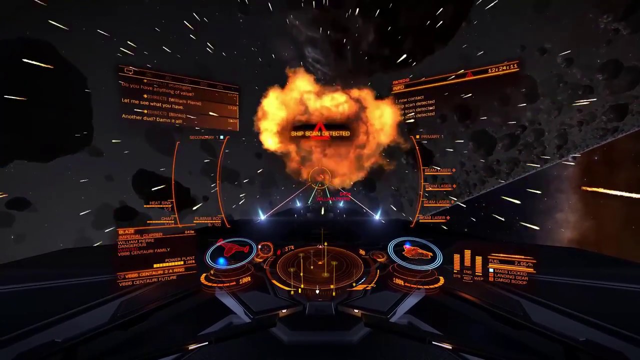 Low budget Corvette with Beams and Huge Cannons (PvE) ED 2.4.09