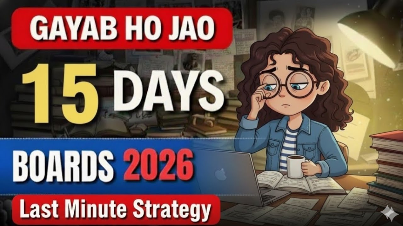 Class 12th Last Minute Strategy to Score 95% | Class 12th Boards 2026
