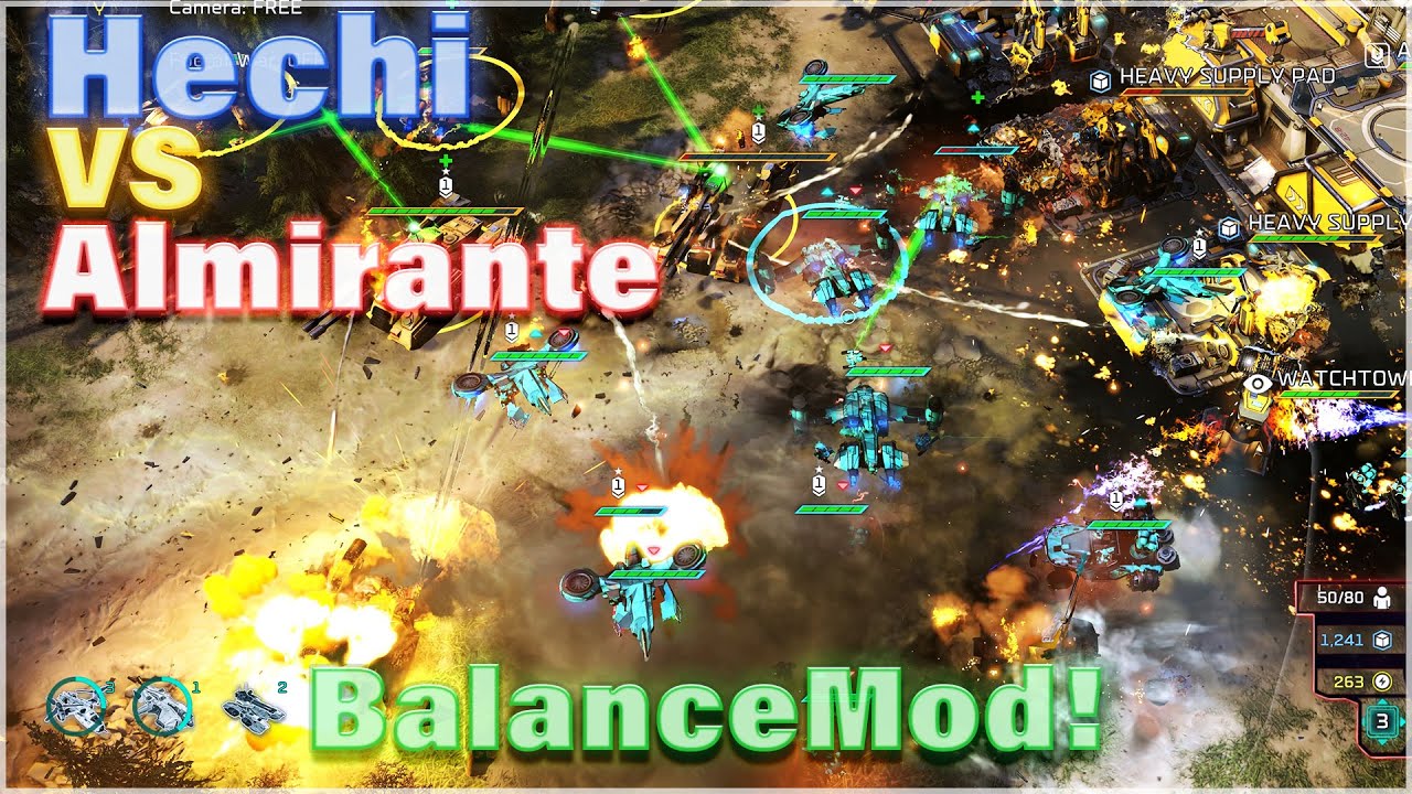 Halo Wars 2: Almirante Vs Hechi Balance Mod Pro Match! 4K