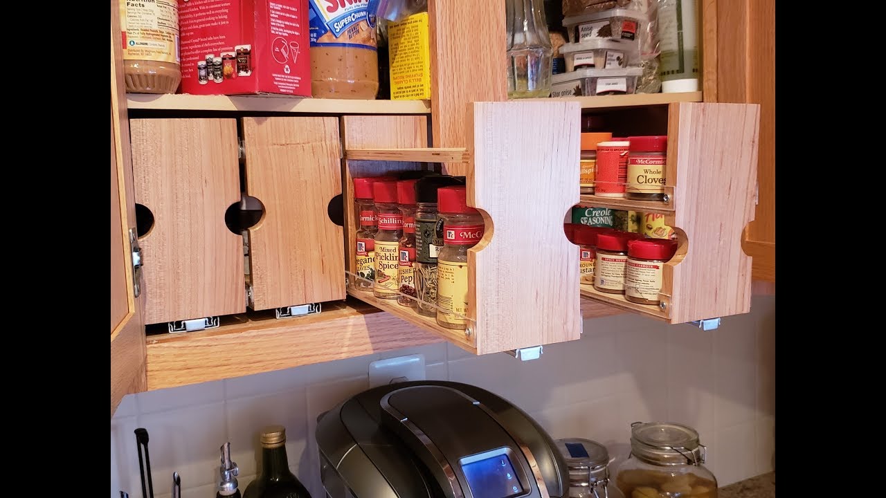 Kitchen clutter banished, DIY spice organizers pt 2/2