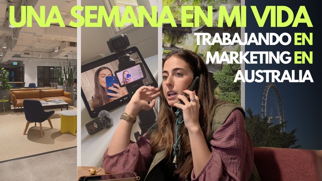 ¿Cómo es trabajar en Marketing?  | Vlog una semana conmigo trabajando en Marketing