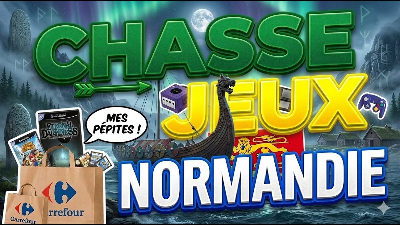 « Jeux vidéo rares et bons plans à Tourville-la-Rivière  ! 🎮✨ »